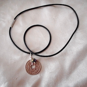 French Bohemian Vintage Coin Necklace 1918