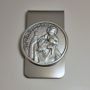 Saint Christopher Money Clip