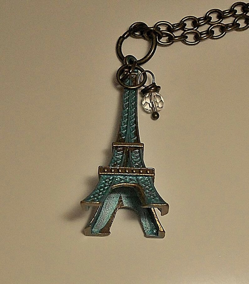 Eiffel Tower Charm Necklace image 1