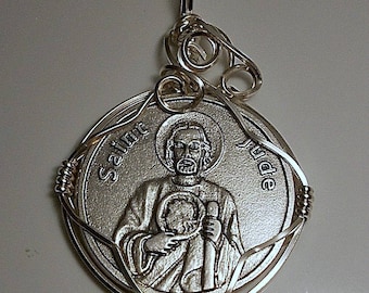 Saint Jude Thaddeus Medal Pendant