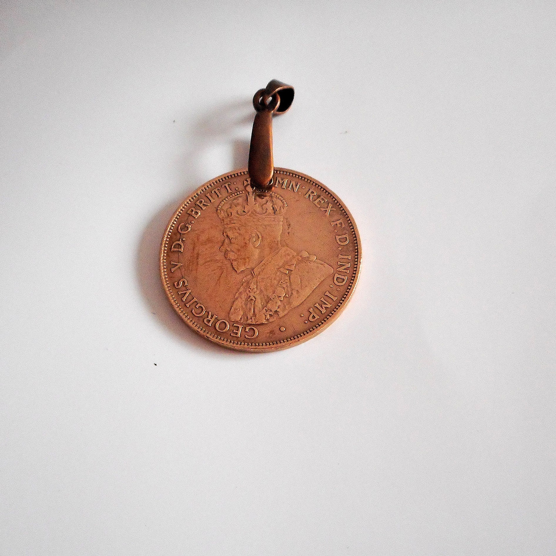 Australia Vintage Penny Coin Pendant | Etsy