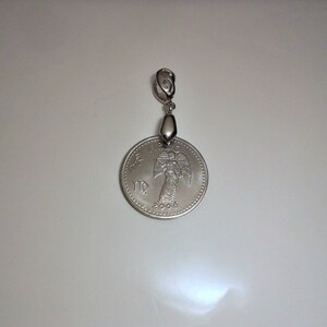 Virgo Astrology Coin Pendant