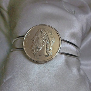 Greece Coin Bracelet  Homer the Poet 1992