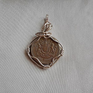 Great Britain Vintage Coin Pendant