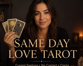 Same Day Love Tarot Reading | Current Feelings, No Contact, Relationship Clarity & Psychic Insight for Your Connection