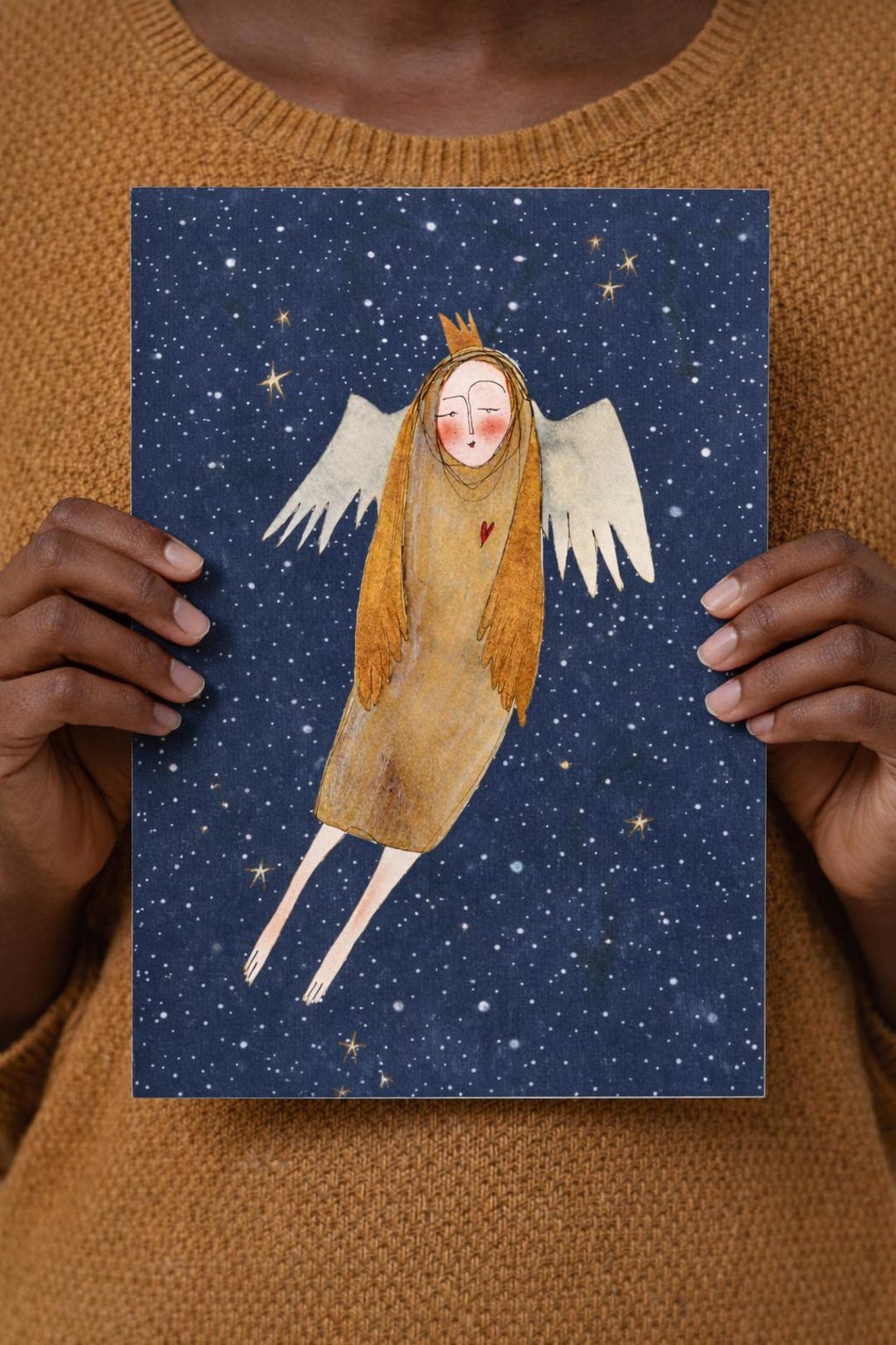 The Universe Angel | Imaginative Wall Art Inspired by Dreams and Hope ...