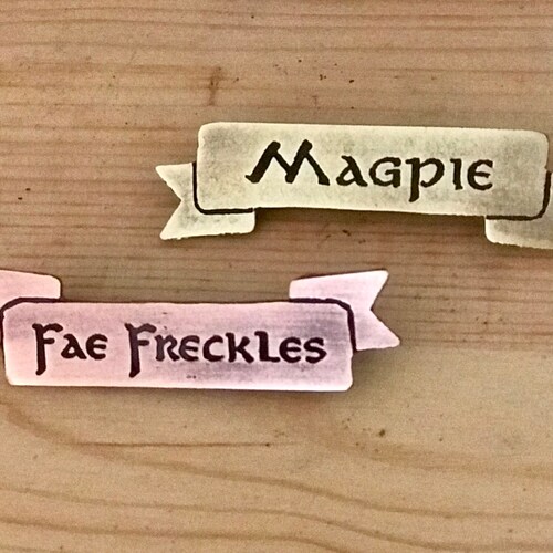 Name Banner Pin Renaissance Faire Ren Fest Renaissance Etsy