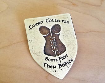 Corset Collector - Medallion - Faire Favor - Renaissance Festival - Garb - Bodice - Corset - Ren Faire - Custom Available