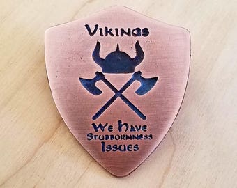 Vikings Medallion - Faire Favor - Renaissance Festival - Garb - Axe - Axes - Vikings- Ren Faire - Custom Available