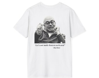 Frère Faubert T-shirt « Ne rendons pas le paradis maladroit » (DANS LE DOS)