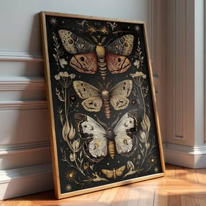 dark academia prints
butterfly wall art
dark cottagecore
botanical print
moth wall art
moody wall art
gothic wall art
victorian wall art
vintage wall art
dark academia decor
fantasy art print
printable wall art
downloadable prints