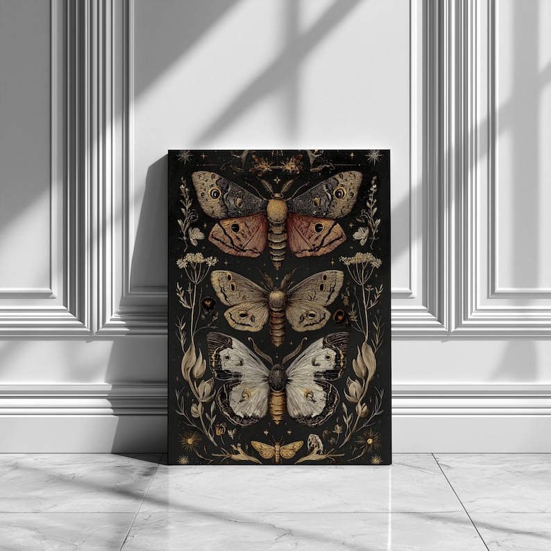 dark academia prints
butterfly wall art
dark cottagecore
botanical print
moth wall art
moody wall art
gothic wall art
victorian wall art
vintage wall art
dark academia decor
fantasy art print
printable wall art
downloadable prints