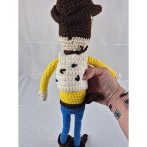 Handmade Crochet Woody Toy Story Amigurumi Plush Cowboy Doll 23" image 3