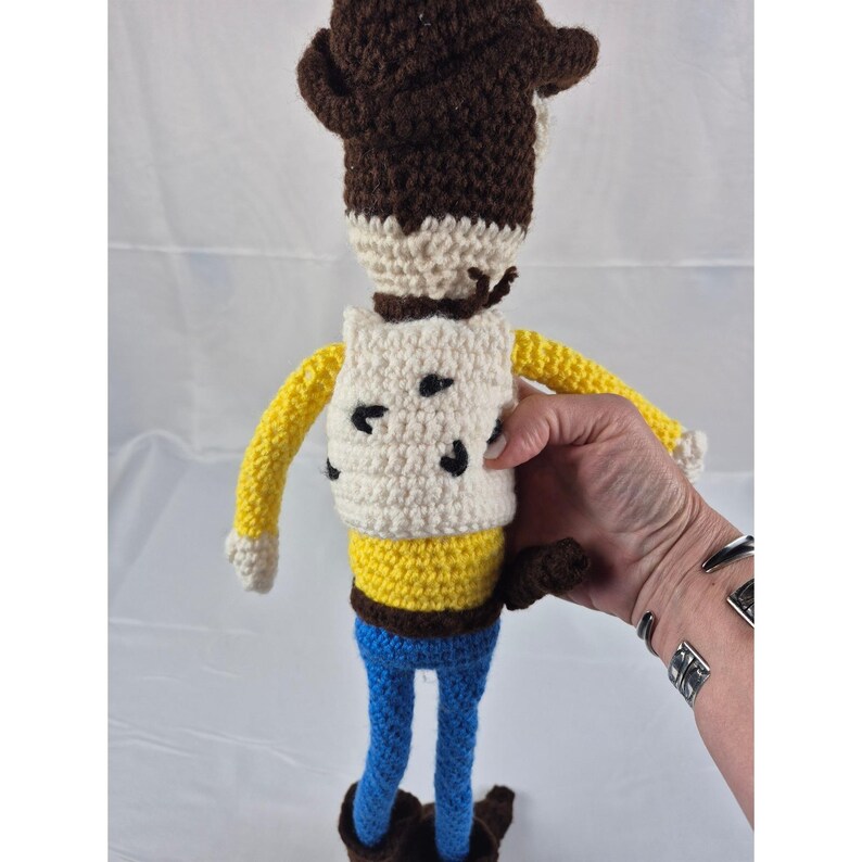Handmade Crochet Woody Toy Story Amigurumi Plush Cowboy Doll 23" image 3
