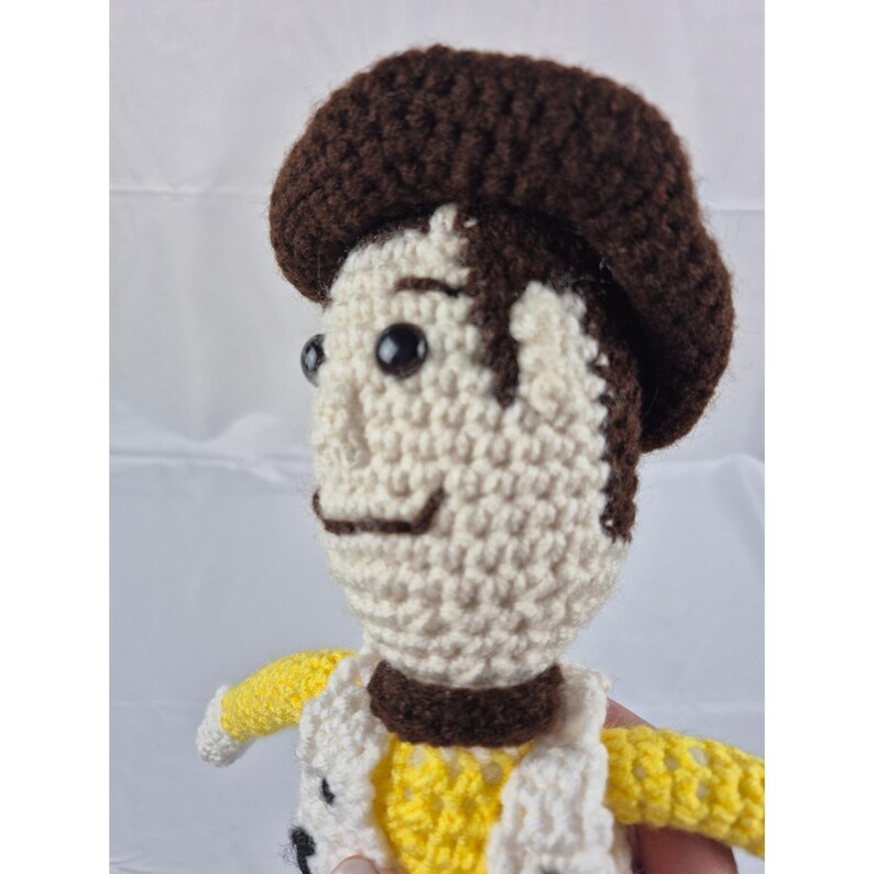 Handmade Crochet Woody Toy Story Amigurumi Plush Cowboy Doll 23" image 4