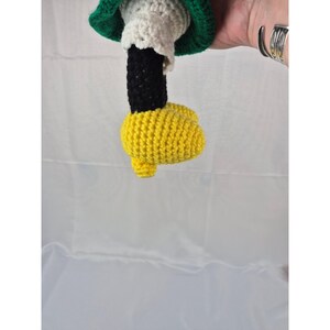 Handmade Crochet Minnie Mouse Plush Doll Green Dress Amigurumi Disney 15 Inch image 4