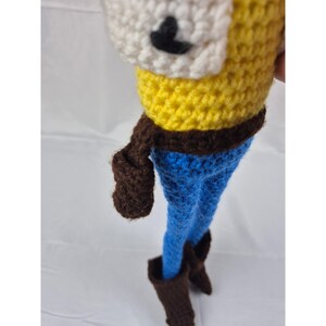 Handmade Crochet Woody Toy Story Amigurumi Plush Cowboy Doll 23" image 5