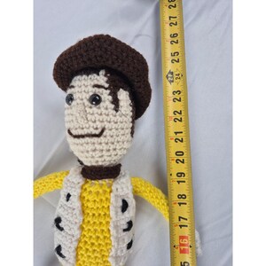 Handmade Crochet Woody Toy Story Amigurumi Plush Cowboy Doll 23" image 7