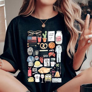 T-shirt med ny tjej, TV-programinspirerad t-shirt, present till Nick Miller och Jess-dagen, sitcom-fant-tröja, unisex grafisk t-shirt i komfortfärger