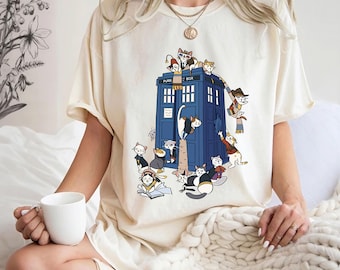 Cats Doctors Police Box Shirts, Police Box Doctor Who Shirt, Tardis Police Box shirt, TV Series Shirt