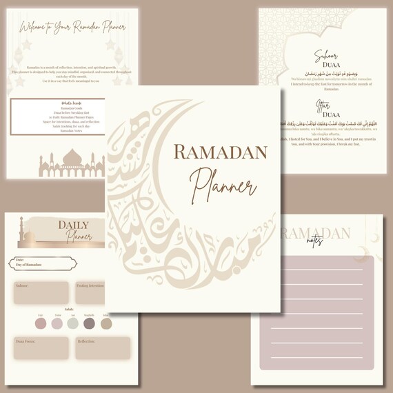 Ramadan Planner | 36-Page Islamic Journal (PDF)