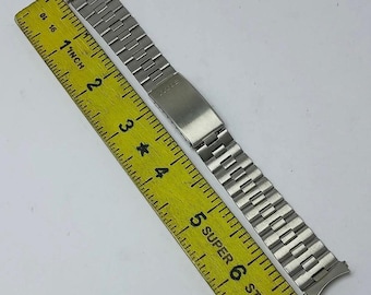 Solvil ET Titus Quartz 9301 NOS Vintage Swiss Men's Watch Bracelet 18MM