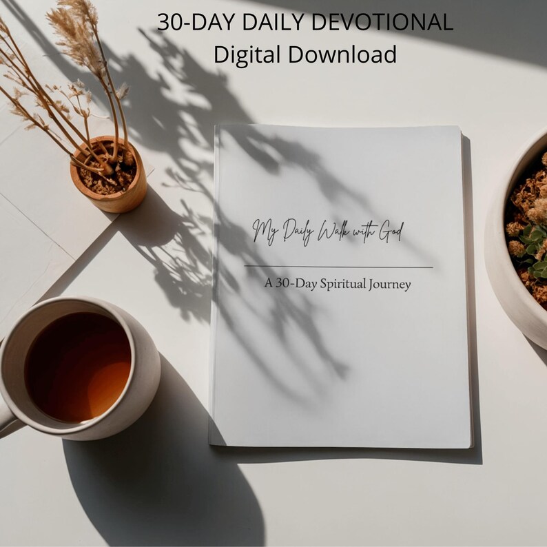 30-day Christian Devotional Journal Printable, Daily Prayer and ...