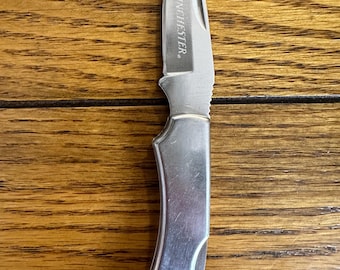 Vintage Winchester small lock back pocketknife, all stainless, hardened blade