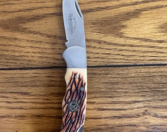 Vintage Remington Sportsman Series pocketknife, strong lock, light edge wear