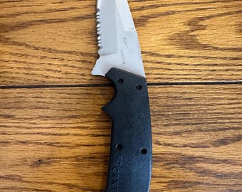 Rare vintage CRKT Polkowski Casper 2783 fixed blade knife, no sheath