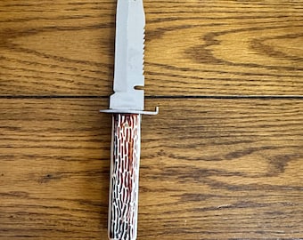 Vintage Cobra Hunter 2 Brazil fixed blade knife, hardened stainless