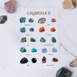 Hoja de pegatinas de cristal II