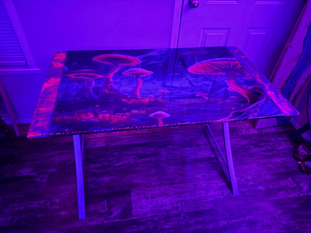 Psychedelic Mushroom Table - Etsy