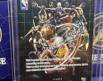 Monkey.D.Luffy NBA Leader Foil Near  Mint Proxy One Piece Alt Art