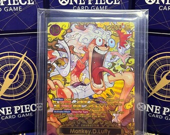 Monkey.D.Luffy OP05-119 Proxy One Piece Foil Near Mint Gold Alt Secret Rare