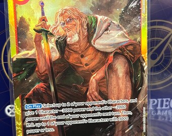 Silvers Rayleigh OP08-118SEC One Piece Two Legends Mint Foil Secret