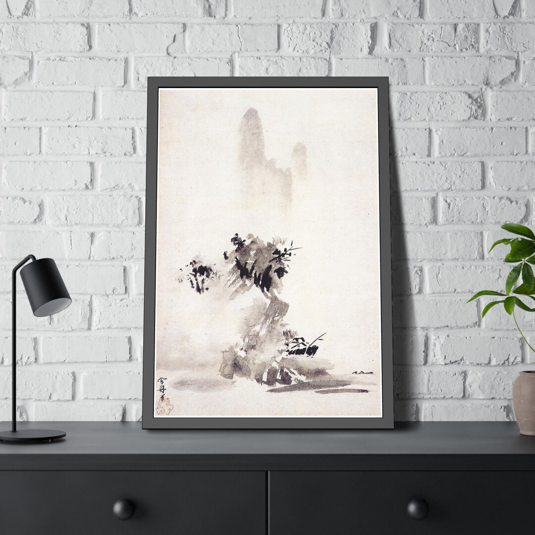 Minimalist Japanese Landscape Wall Art | Museum Quality Matte Paper ...
