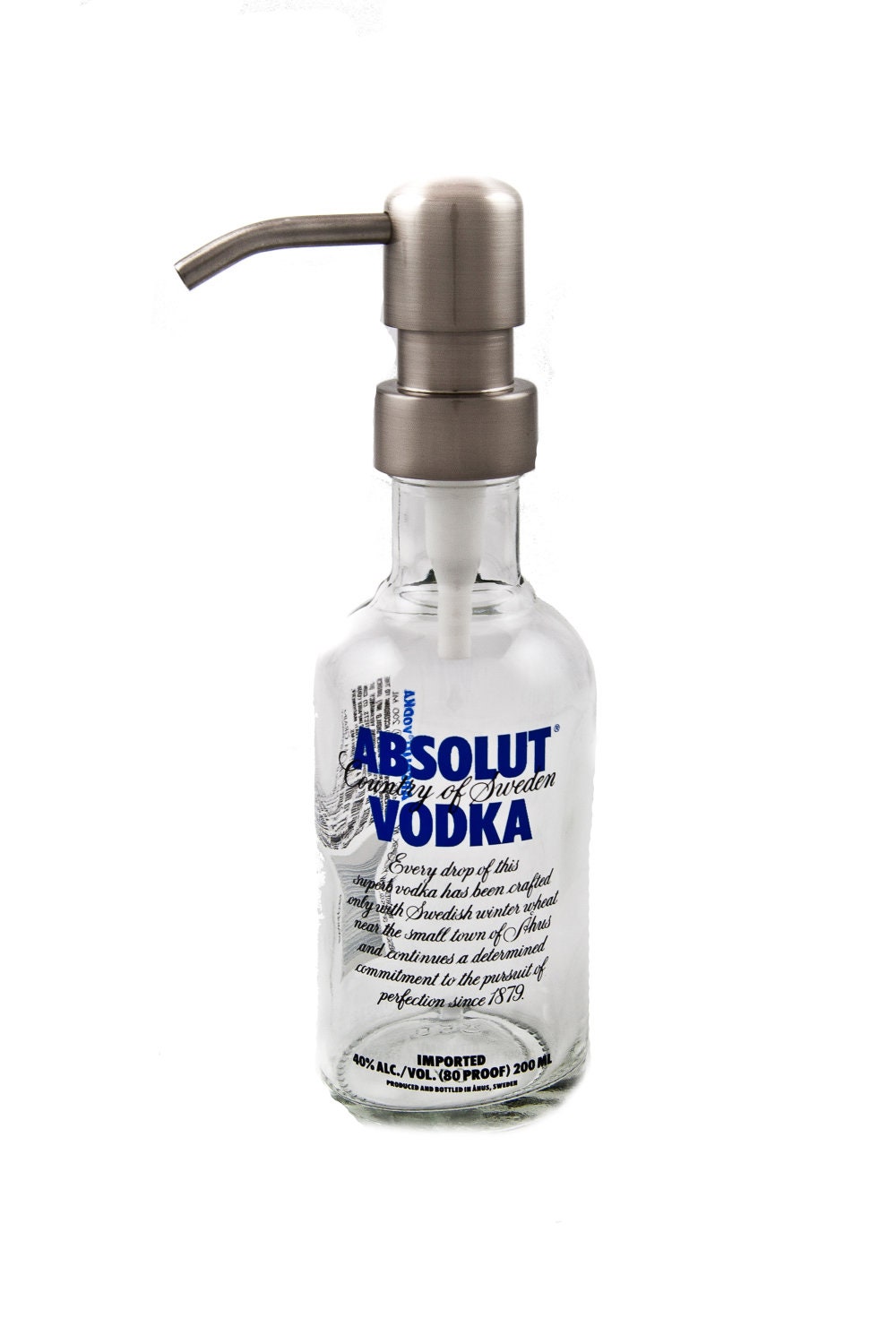 Absolut Vodka Soap Sanitizer or Lotion Dispenser Etsy