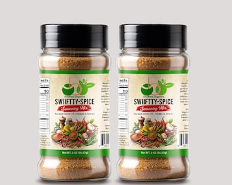 SWIIFTTY-SPICE Seasoning All-in-One -15+ Herbal Spice Blend (set of 2)