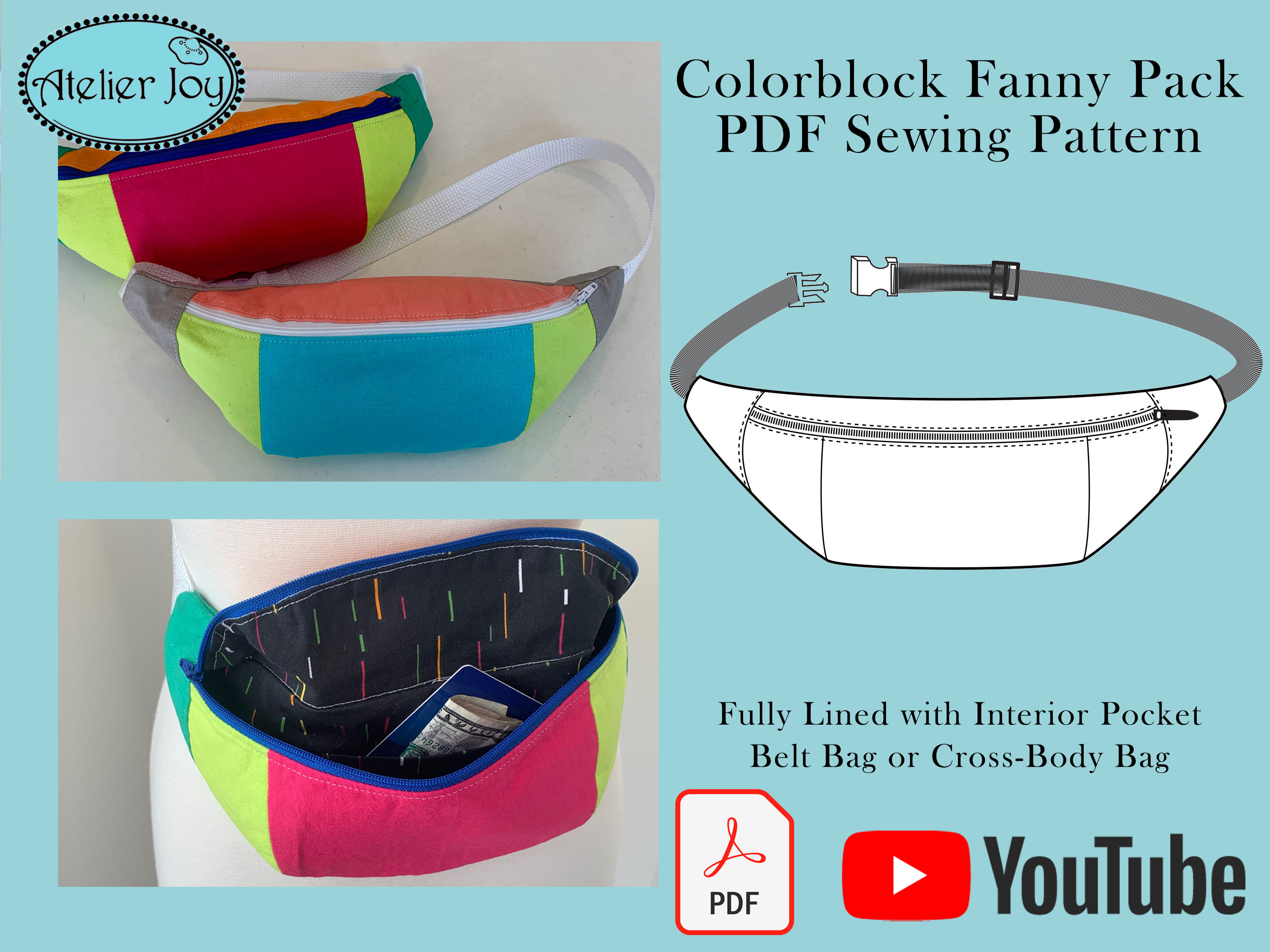 Fanny Pack Strap Extension Bum Bag Packs for Women Pattern Festival Kids  Vintage Dog Walking Kid Hip Bags Men Fannypack 