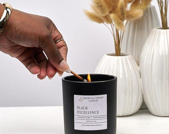 Soy Candle | Luxury Home Fragrance, Clean Burning, Self Care (8oz)