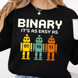 01 10 11 Sztuka programowania robotów binarnych: humor kodowania (pobranie cyfrowe)