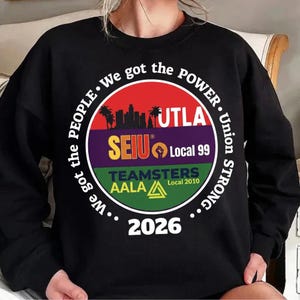 UTLA, SEIU, AALA = Unions Strong Png: Labor Movement Solidarity Activist Png