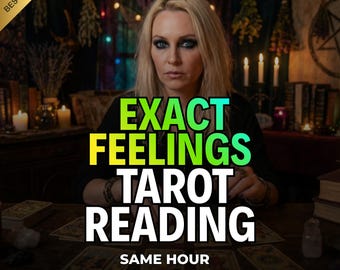 Dokładne myśli i uczucia o tej samej godzinie, bardzo szczegółowy odczyt tarota miłosnego, co on myśli, ujawnienie ukrytych emocji, wgląd psychiczny