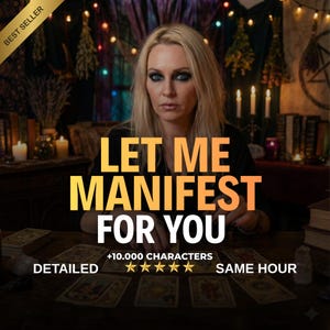 Same Hour Let Me Manifest For You, Psychic Reading, Personalized , Telepathic Insight