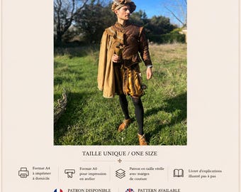 Renaissance cape pattern