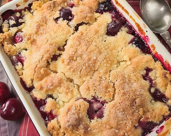 Receta de pastel de cerezas fácil y rápido: un postre sencillo para fiestas (descarga digital)