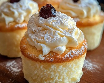 Cupcakes de tarta de queso japonesa: receta fácil y esponjosa para un postre delicioso (descarga digital)