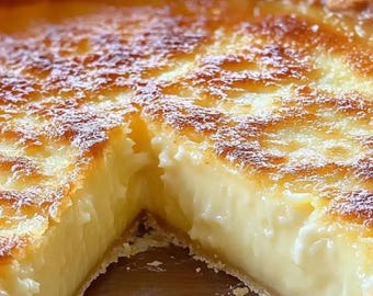 Old-Fashioned Egg Custard Pie Recipe – Classic Holiday Dessert (Digital Download)