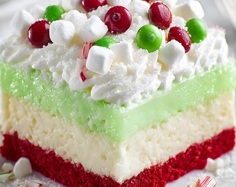 Christmas Dessert Lasagna Recipe, Easy Holiday Dessert, Party Food (Digital Download)